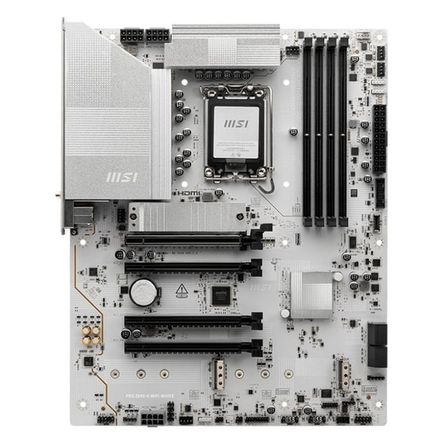 Motherboard MSI PRO Z890-S WIFI WHITE Intel Z890 LGA 1851 ATX Motherboard MSI PRO Z890-S WIFI WHITE Intel Z890 LGA 1851 ATX