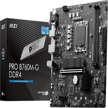 Motherboard MSI PRO B760M-G DDR4 Intel B760 LGA1700 mATX