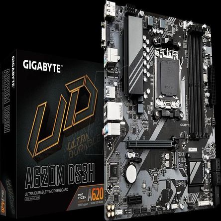 Motherboard Gigabyte A620M DS3H rev 1 0 Chipset AMD A620 AM5 mATX