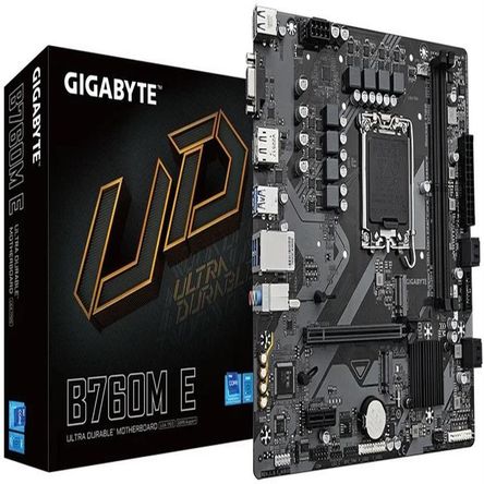 Motherboard Gigabyte B760M E rev 1 0 Chipset Intel B760 LGA1700 mATX