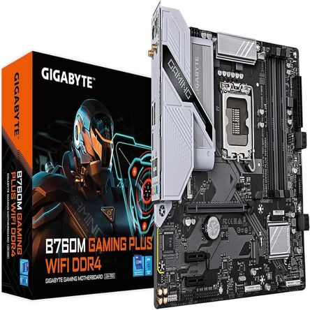 Motherboard Gigabyte B760M GAMING PLUS WIFI DDR4 LGA1700 B760 mATX