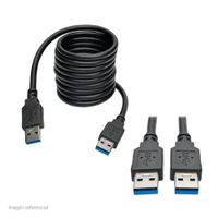 Cable USB 3.0 Tripp-Lite U320-006-BK, Negro, SuperSpeed