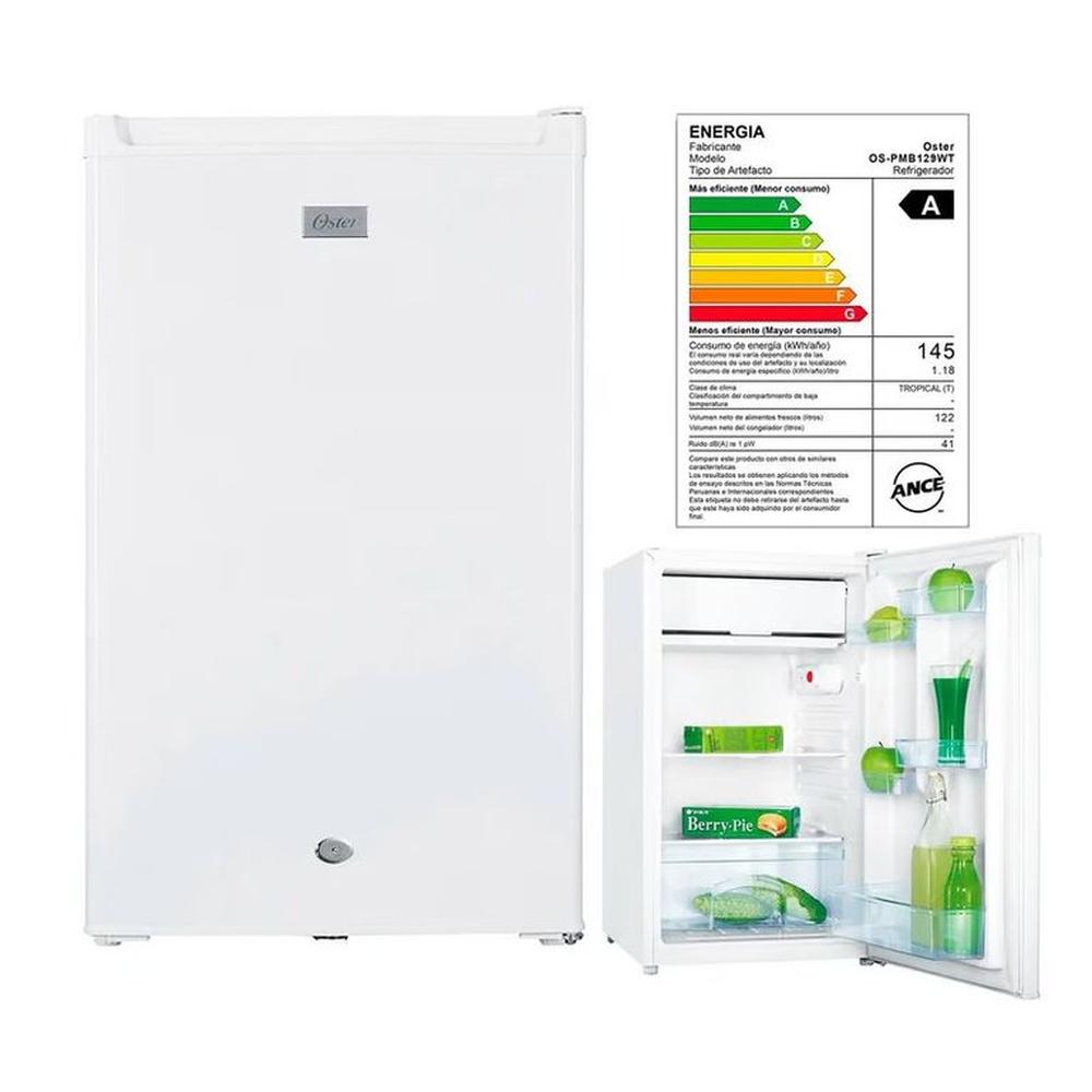 Frigobar Oster 122L OS PMB129WT Blanco
