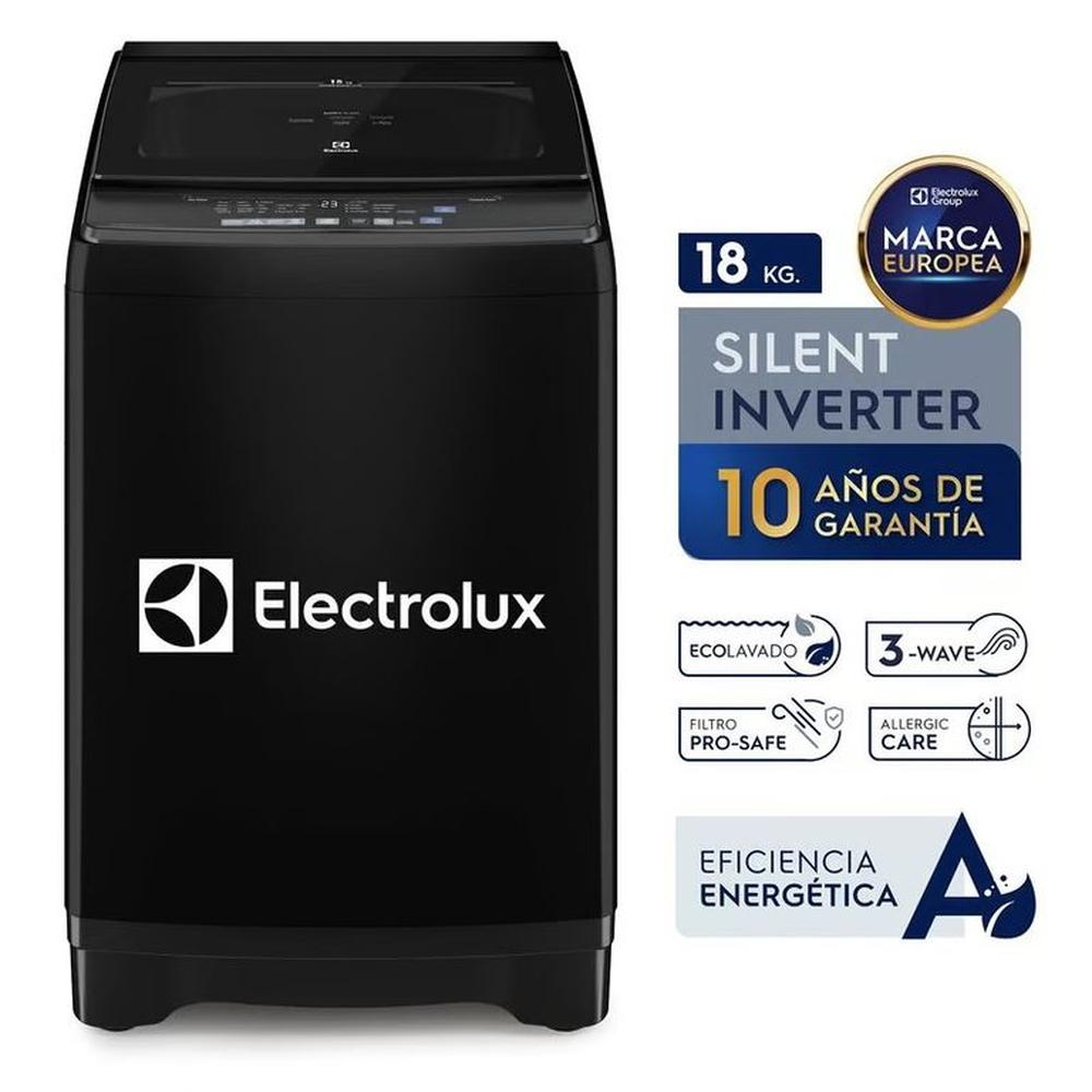 Lavadora electrolux Inverter 18kg EWIP18F2XSWB  Negro