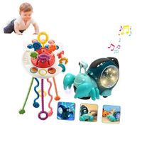 Pack Cangrejo Interactivo Musical y Ovni Sensorial Montessori