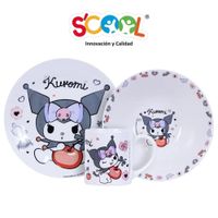 Set de Cerámica x 3Pz Kuromi