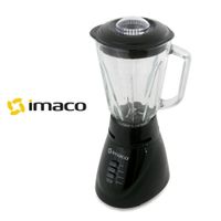 Licuadora Imaco 125L cVaso de Vidrio BL4125VN  Negro