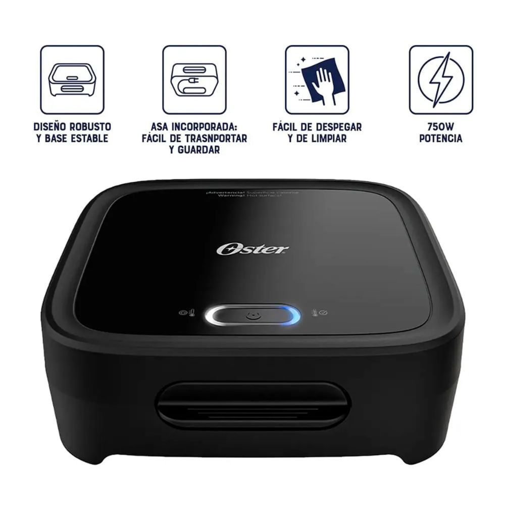 Sandwichera Oster compacta con platos hondos CKSTSM400 053