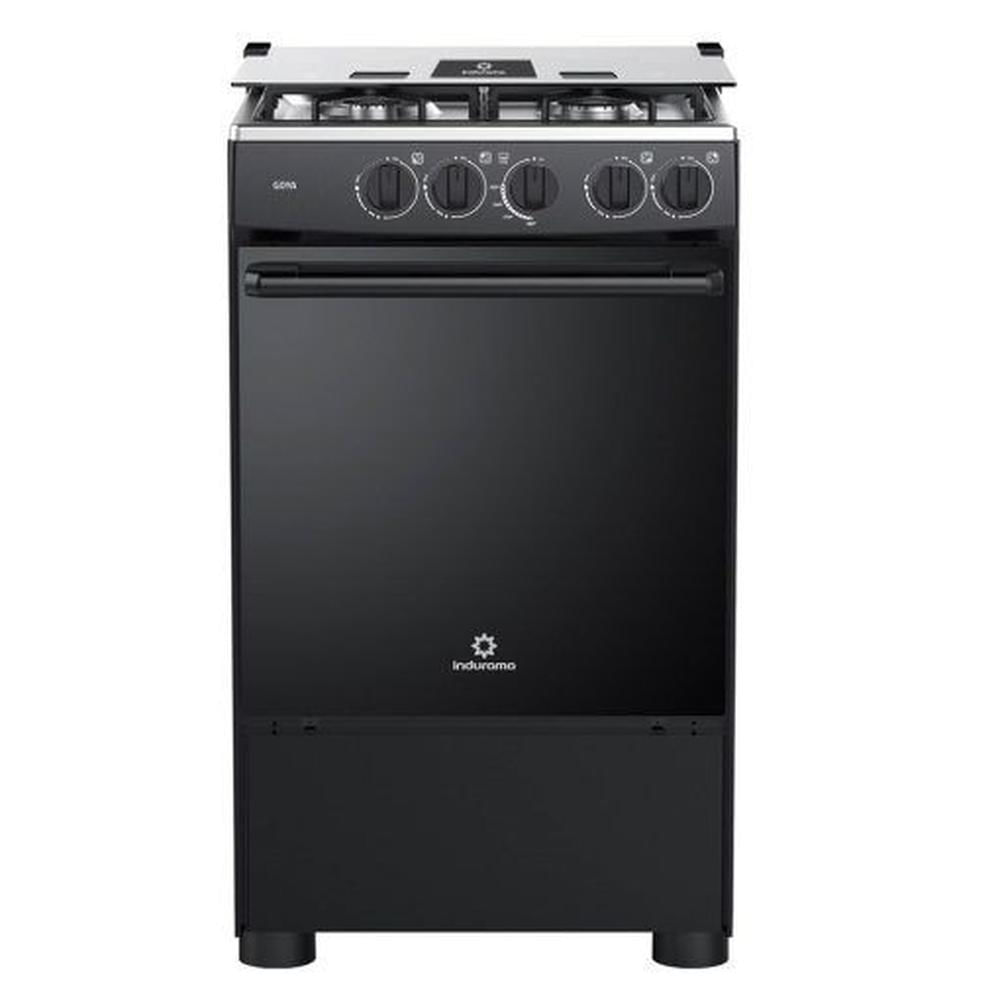 Cocina de 4 Hornillas Indurama Goya Negra.