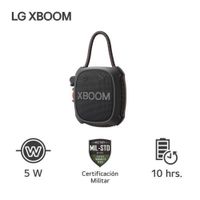Parlante LG XBOOM Go XG2T 5W Bluetooth Certificación Militar