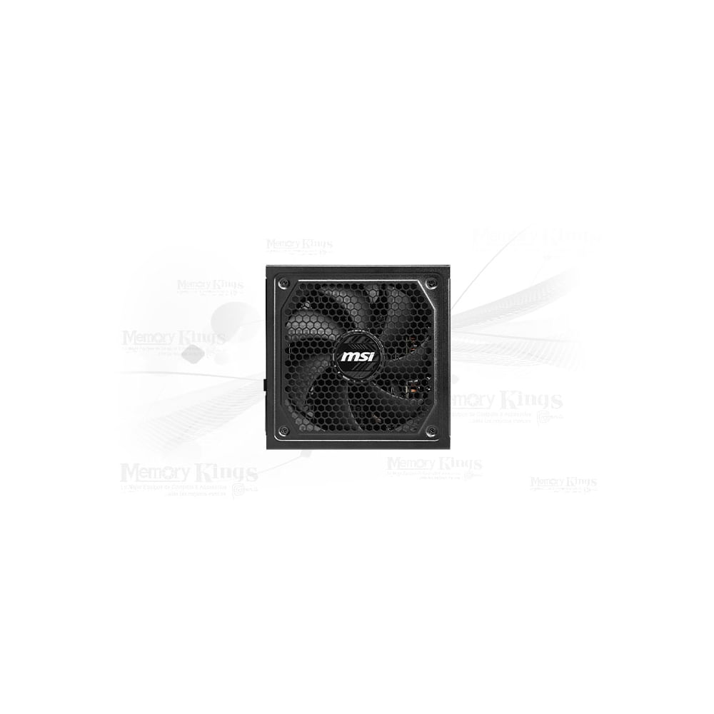 Fuente De 1000W Msi Mag A1000Gl 80 Plus Gold, Altura 150Mm, Compatible Con Pcie 5.0, Negro