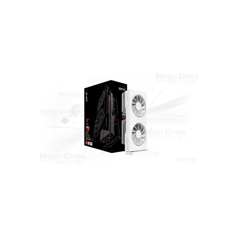 Xfx Radeon Rx 9060 Xt 8Gb 128 Bit - Tarjeta Gráfica Overclocked Blanca Para Gaming