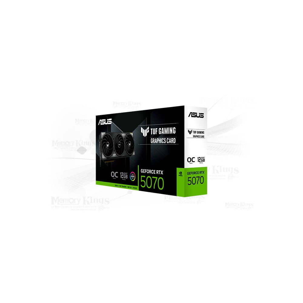 Asus Tuf Geforce Rtx 5070 12Gb Gddr7 - Tarjeta Gráfica Pcie 5.0 Con Displayport Y Hdmi