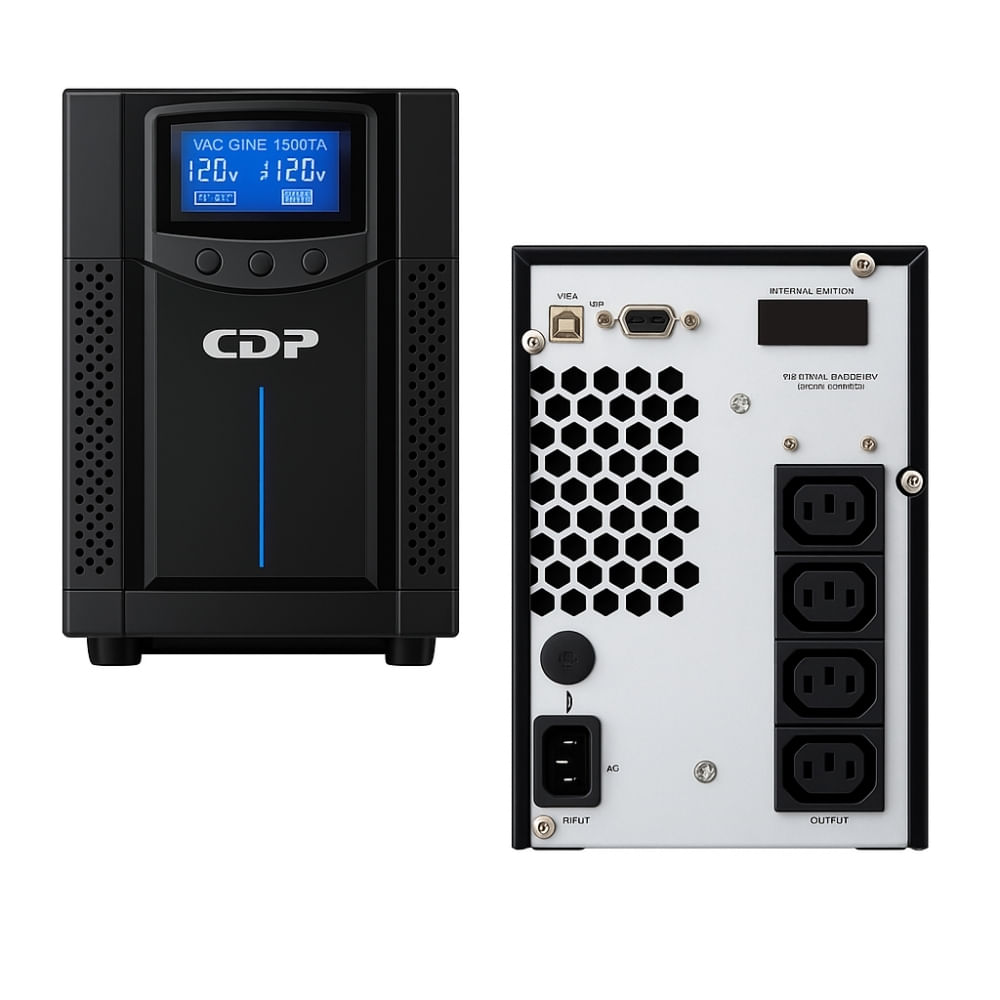 Ups Cdp Upo11-1I 1000Va/900W Online Usb Y Rs232, 4 Salidas Iec-C13 - Protección De Energía Confiabl