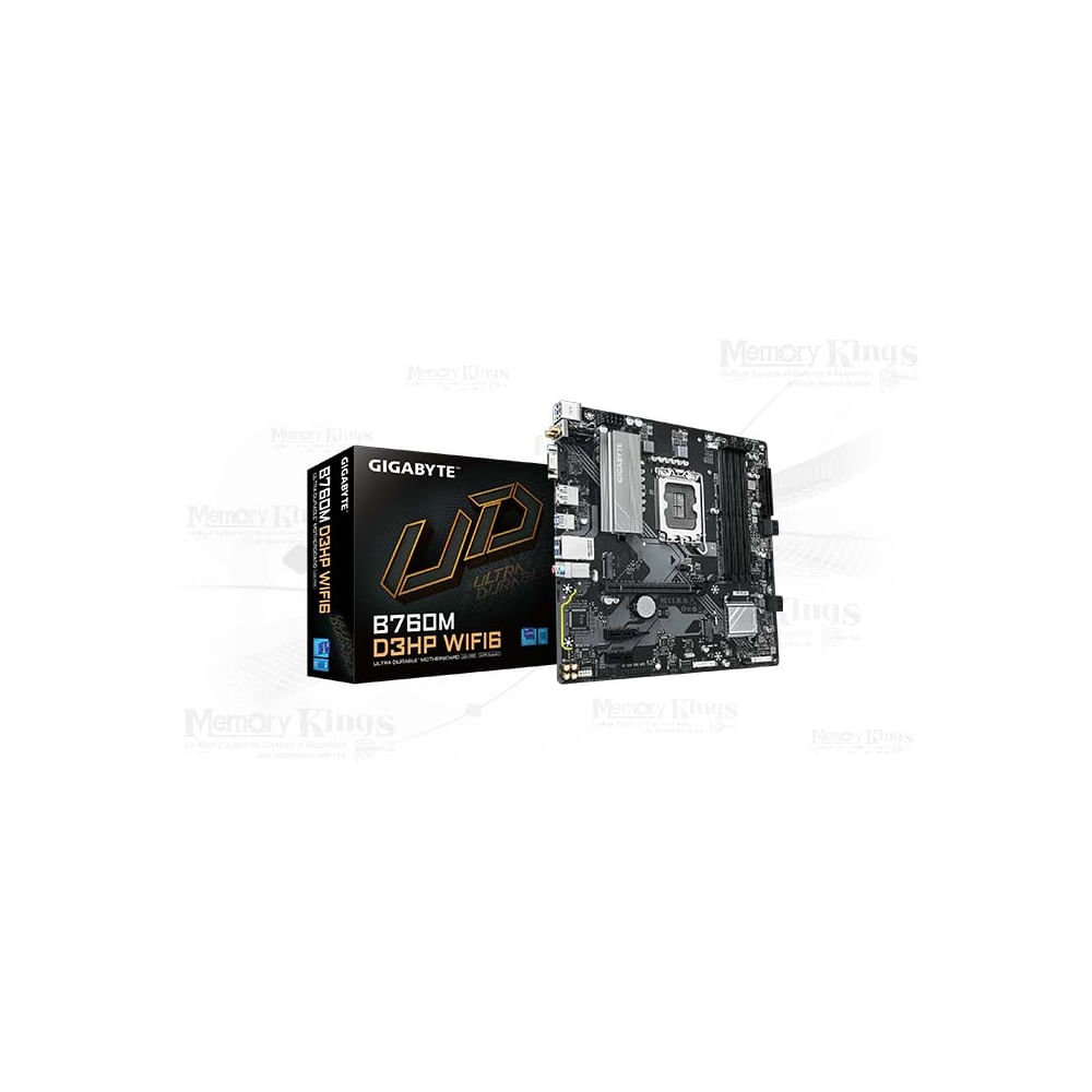 Placa Base Gigabyte B760M D3Hp Wifi 6, Chipset Intel B760, Lga 1700, Micro Atx, Alta Velocidad