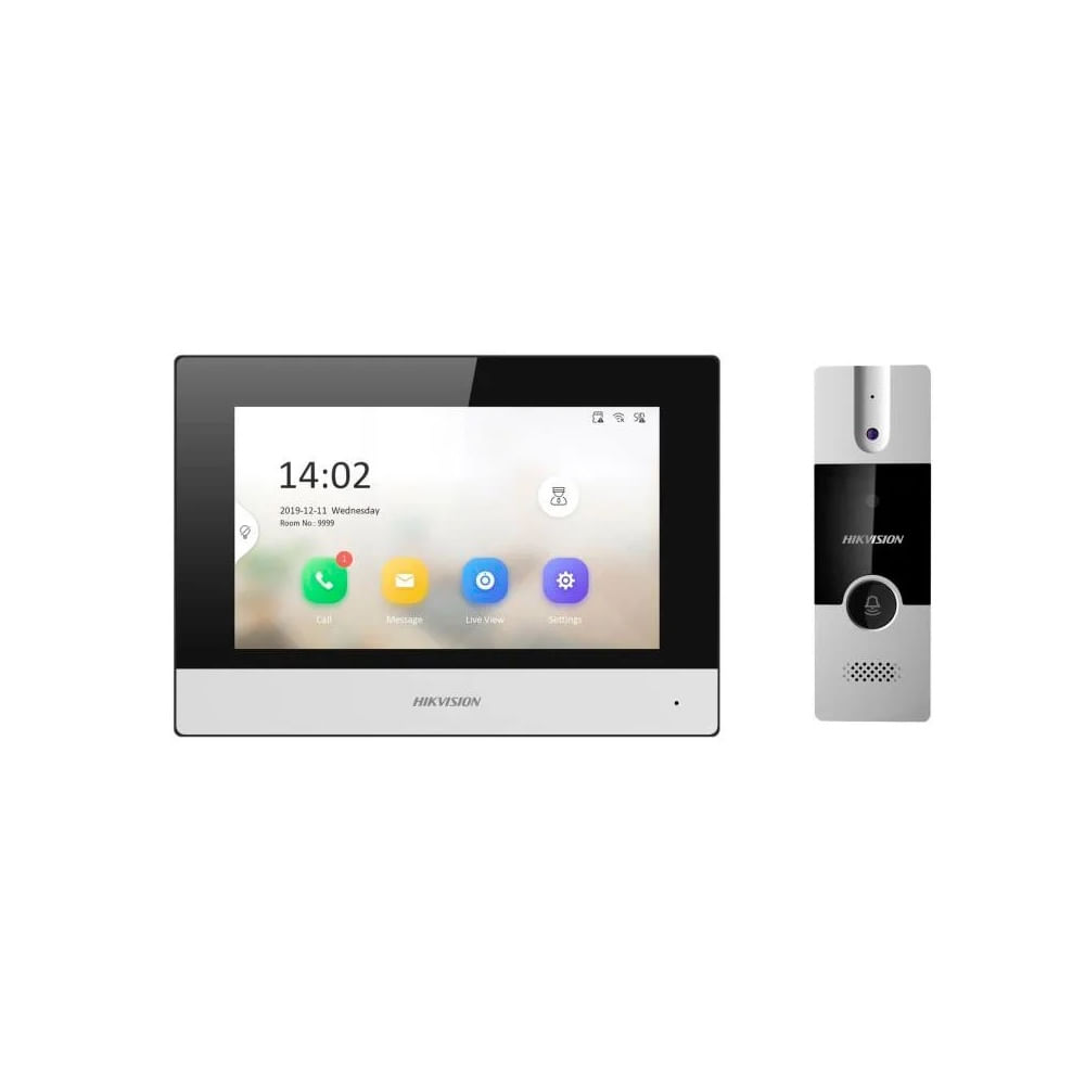 Intercomunicador Híbrido Hikvision Ds-Kis302-P: Sistema De Comunicación Eficiente Y Fácil Instalaci
