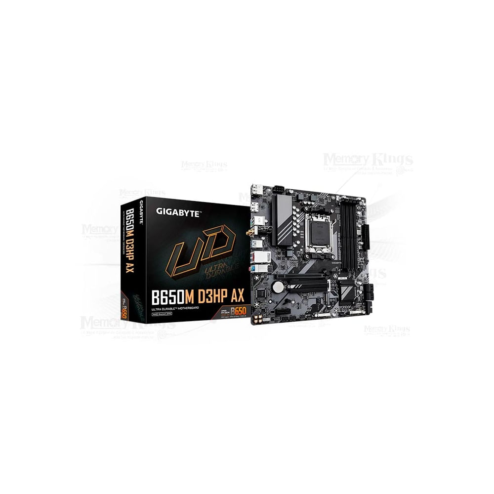 Placa Base Gigabyte B650M D3Hp Ax Am5, Chipset Amd B650, Formato Matx, Ideal Para Gaming