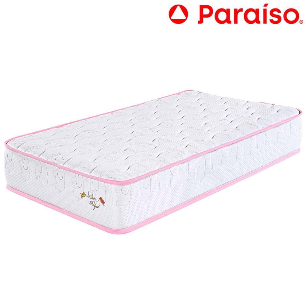 Colchón Paraíso Baby Royal Mujer + Protector de Cuna