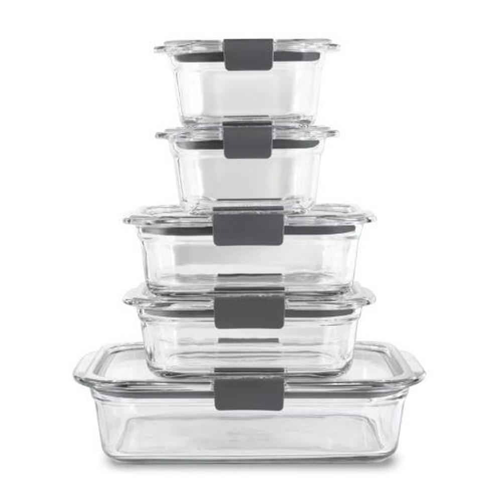 Set de 5 herméticos de vidrio Brilliance Rubbermaid 2118303