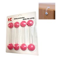 Seguros Cajonero Niñas Pack x 8 Unds Rosita