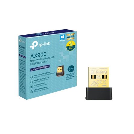 TP-LINK Archer TX10UB Nano AX900 Wi-Fi 6 Bluetooth 5.3 Adaptador USB