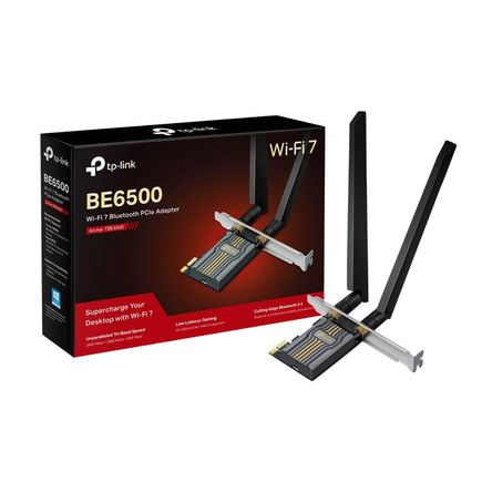 TP-LINK Archer TBE400E BE6500 Wi-Fi 7 Bluetooth 5.4 Adaptador PCIe