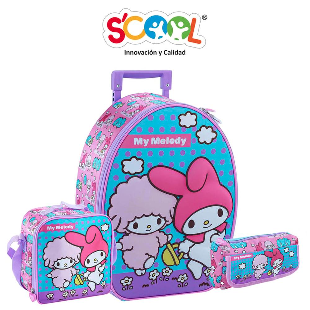 Set Maleta Grande My Melody Ranger Scool Set Maleta Grande My Melody Ranger Scool