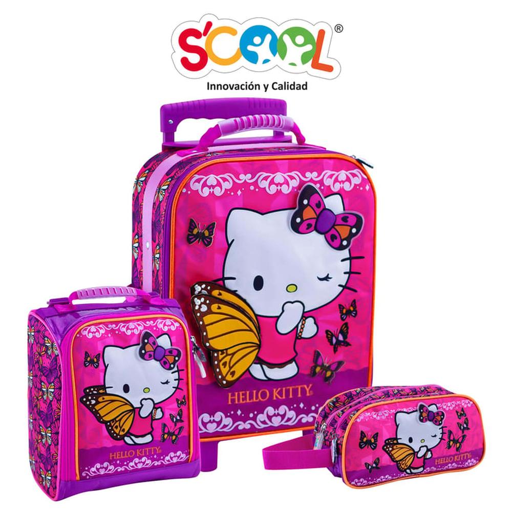 Set Maleta Grande Hello Kitty Magic Premium - Scool Set Maleta Grande Hello Kitty Magic Premium - Scool