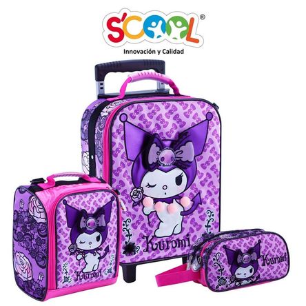 Set Maleta Grande Kuromi Magic Premium - Scool