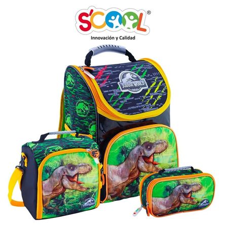 Set Mochila Pick JURASSIC WORLD Magic Premium - Scool