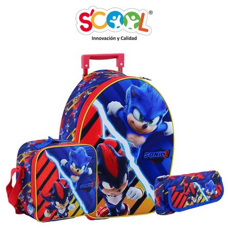 Set Maleta Grande Sonic Ranger Scool