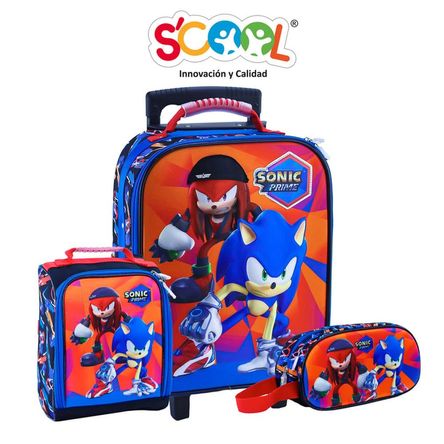 Set Maleta Grande Sonic Magic Premium - Scool