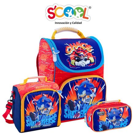 Set Mochila Pick Sonic Magic Premium - Scool