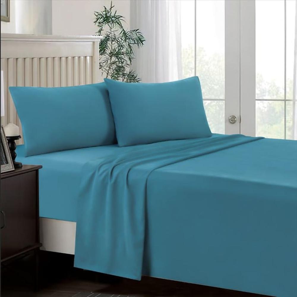 Juego de Sábanas 2 plazas 100% Algodón Acero