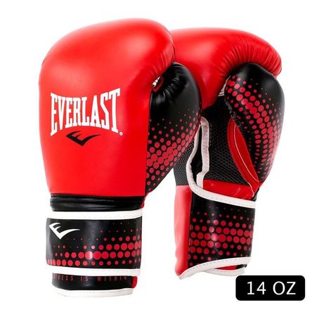 GUANTE BOX SPARK TRN ROJO 14oz