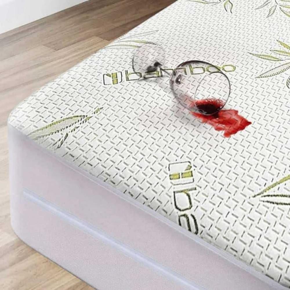 Protector Impermeable De Colchon De Bambú Queen Size