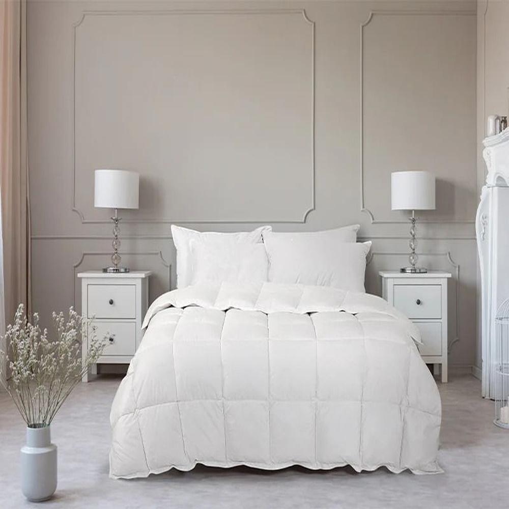 Edredón 100% Pluma De Ganso 2 Plazas y Fundas Almohada