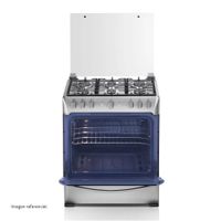 Cocina Gas Indurama PARMA ZAFIRO 30"" Croma 6 Hornillas