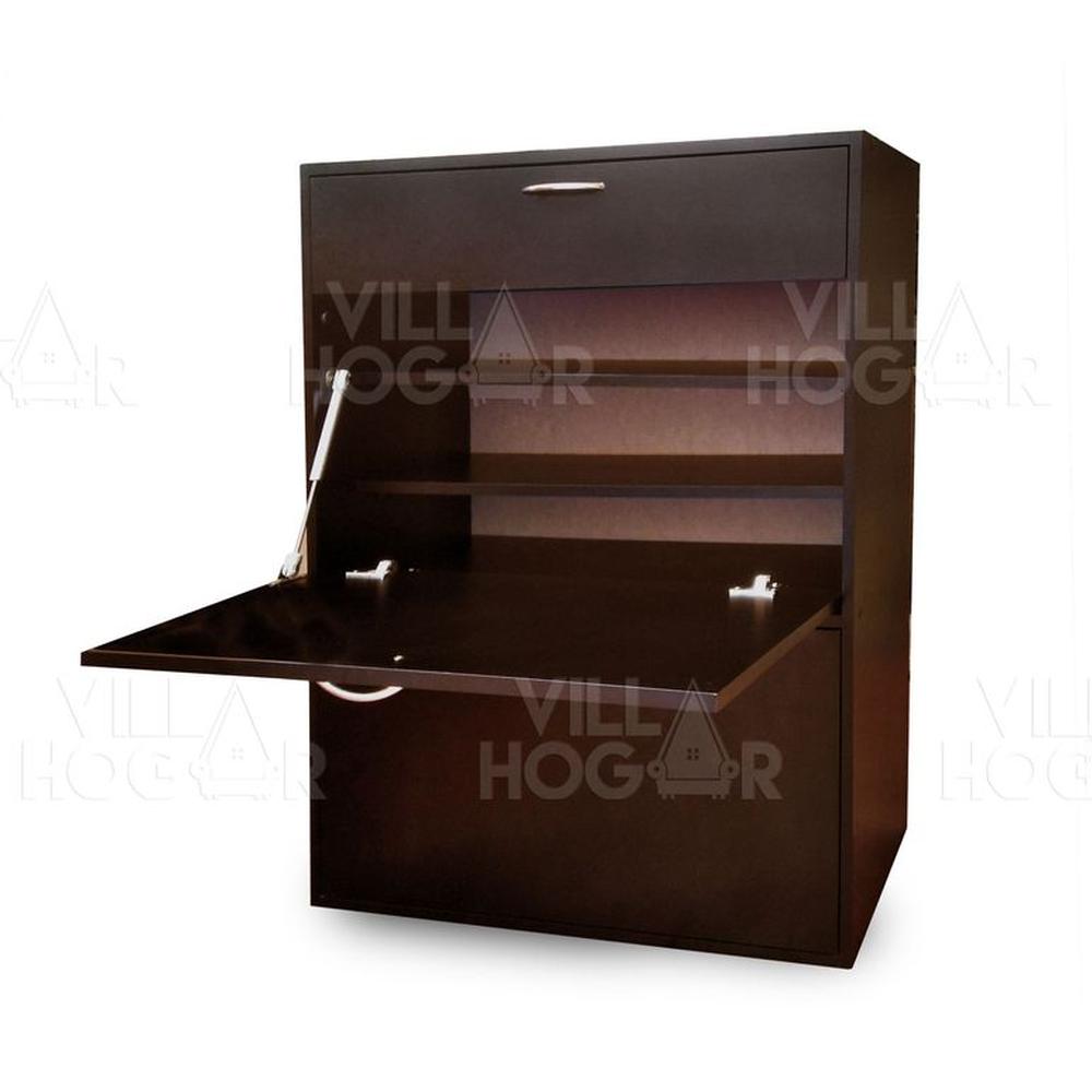 Zapatera velador wengue - almacena 24 pares de zapatos