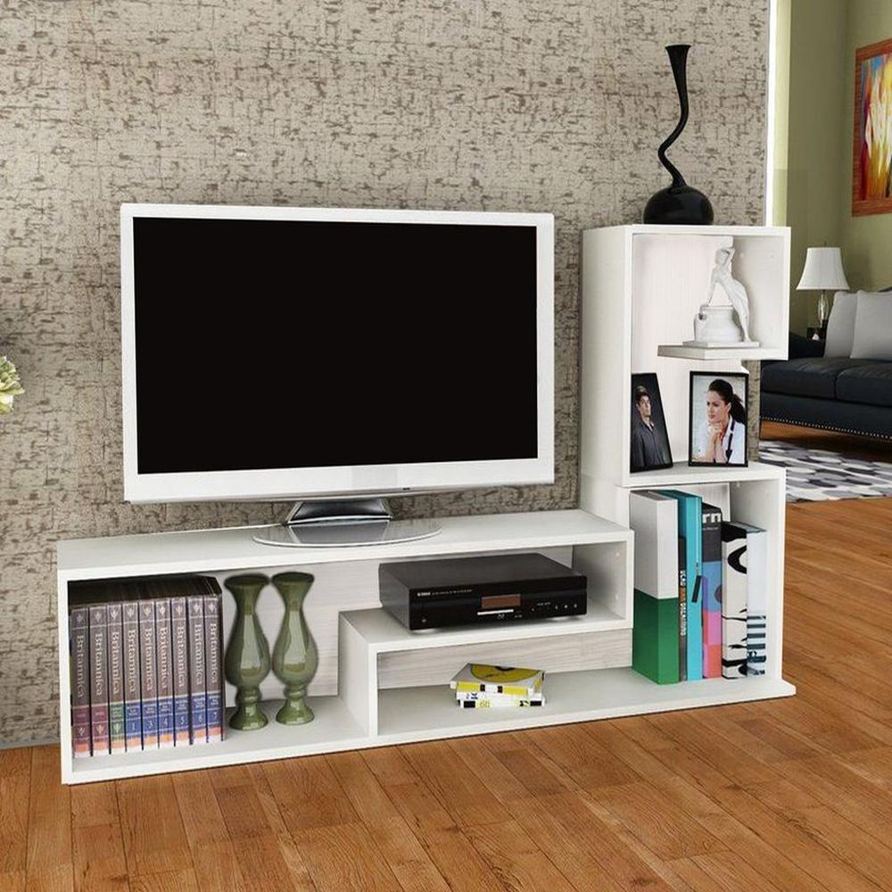 Centro entretenimiento TV 49 pulgadas Paracas blanco