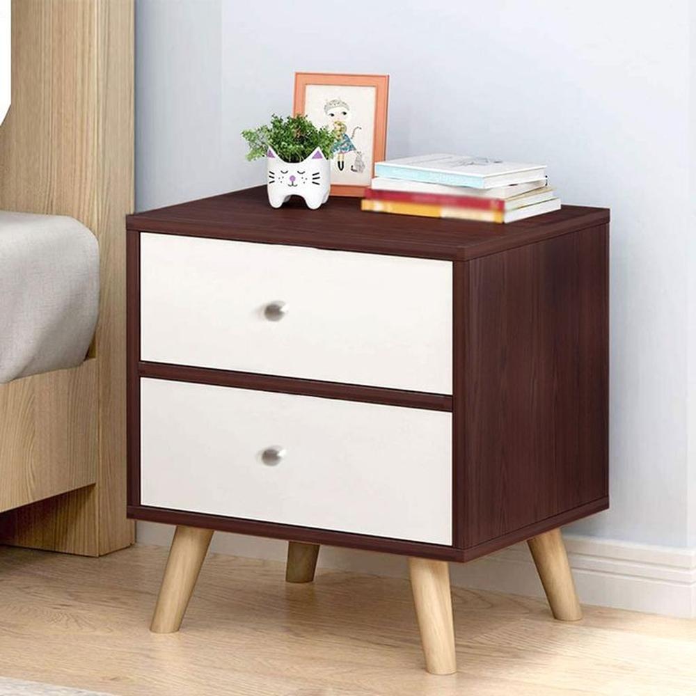 Velador Serena de 2 cajones - Villa Hogar