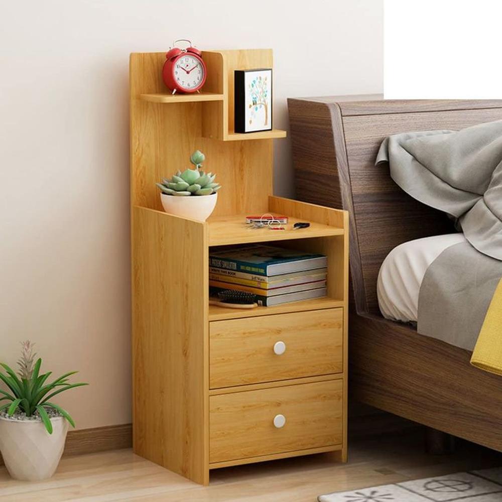 Velador con dos cajones bulma