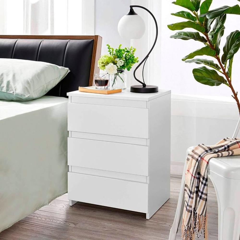 Velador Dieris de 3 cajones - Villa Hogar