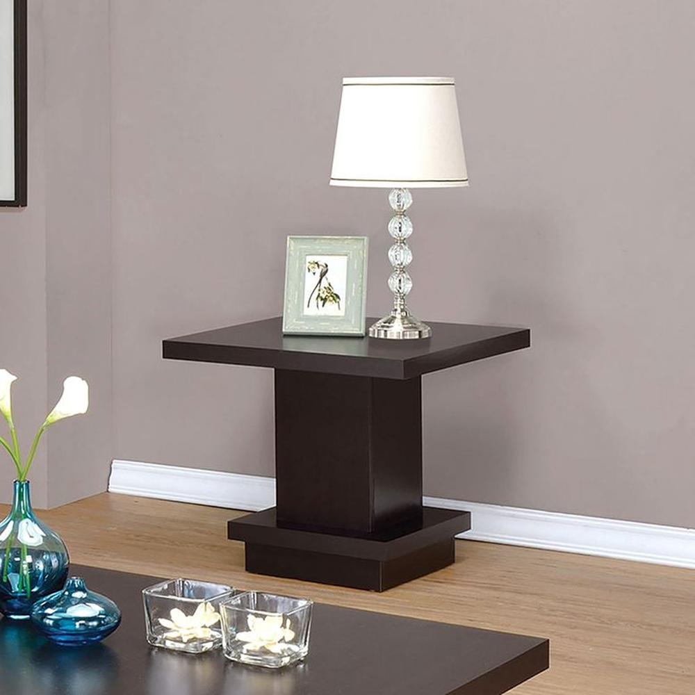 Mesa lateral Alexa color wengue