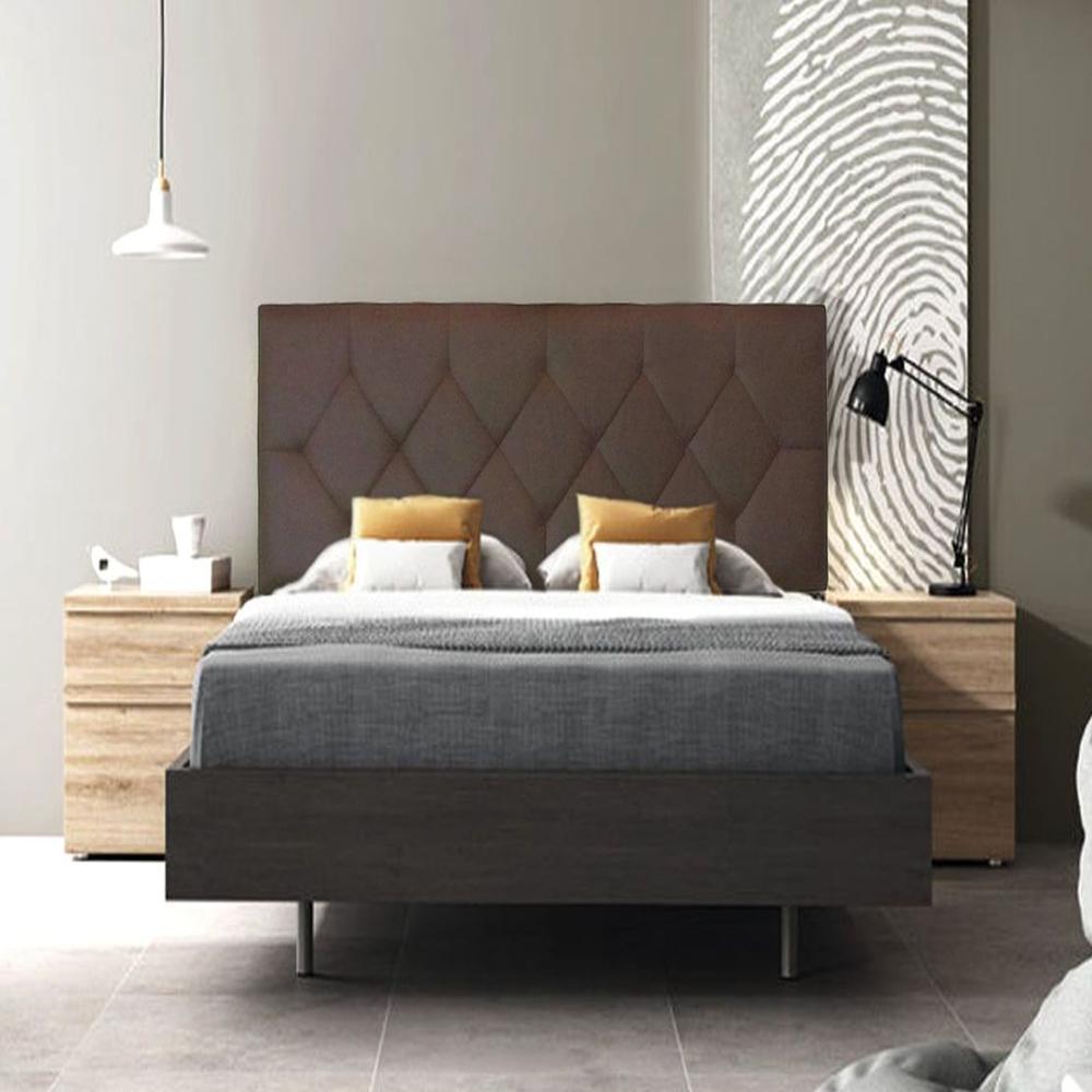 Cabecera Rombo Queen chocolate - Villa Hogar