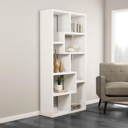 Estante librero Aldora blanco