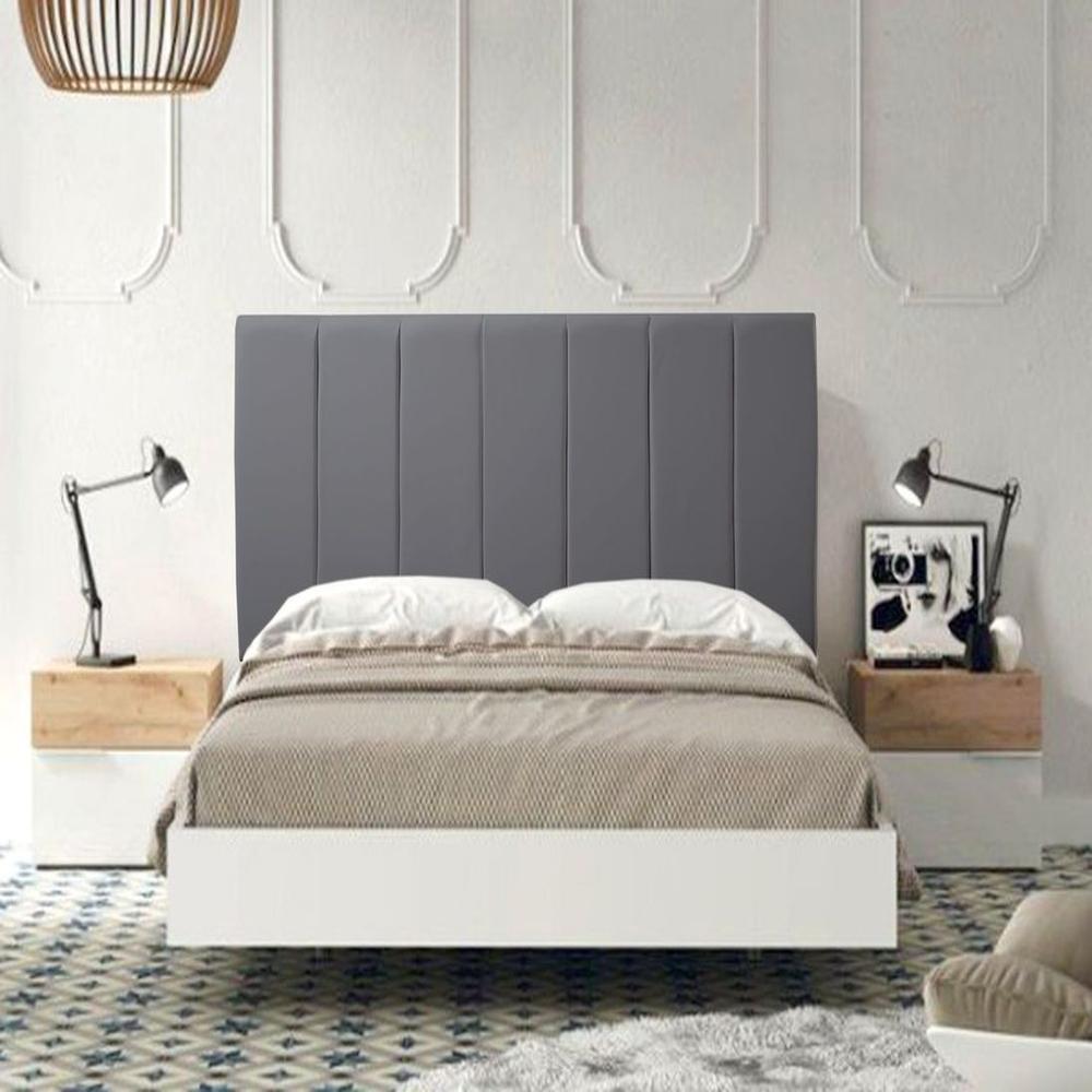 Cabecera 2 plazas Boston plomo - Villa Hogar