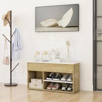 Zapatera Jennie roble rustico - Villa Hogar