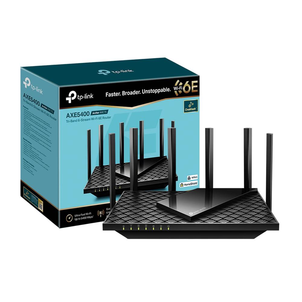 TP-LINK Archer AXE75 AXE5400 Router Triple Banda Gigabit Wi-Fi 6E ...