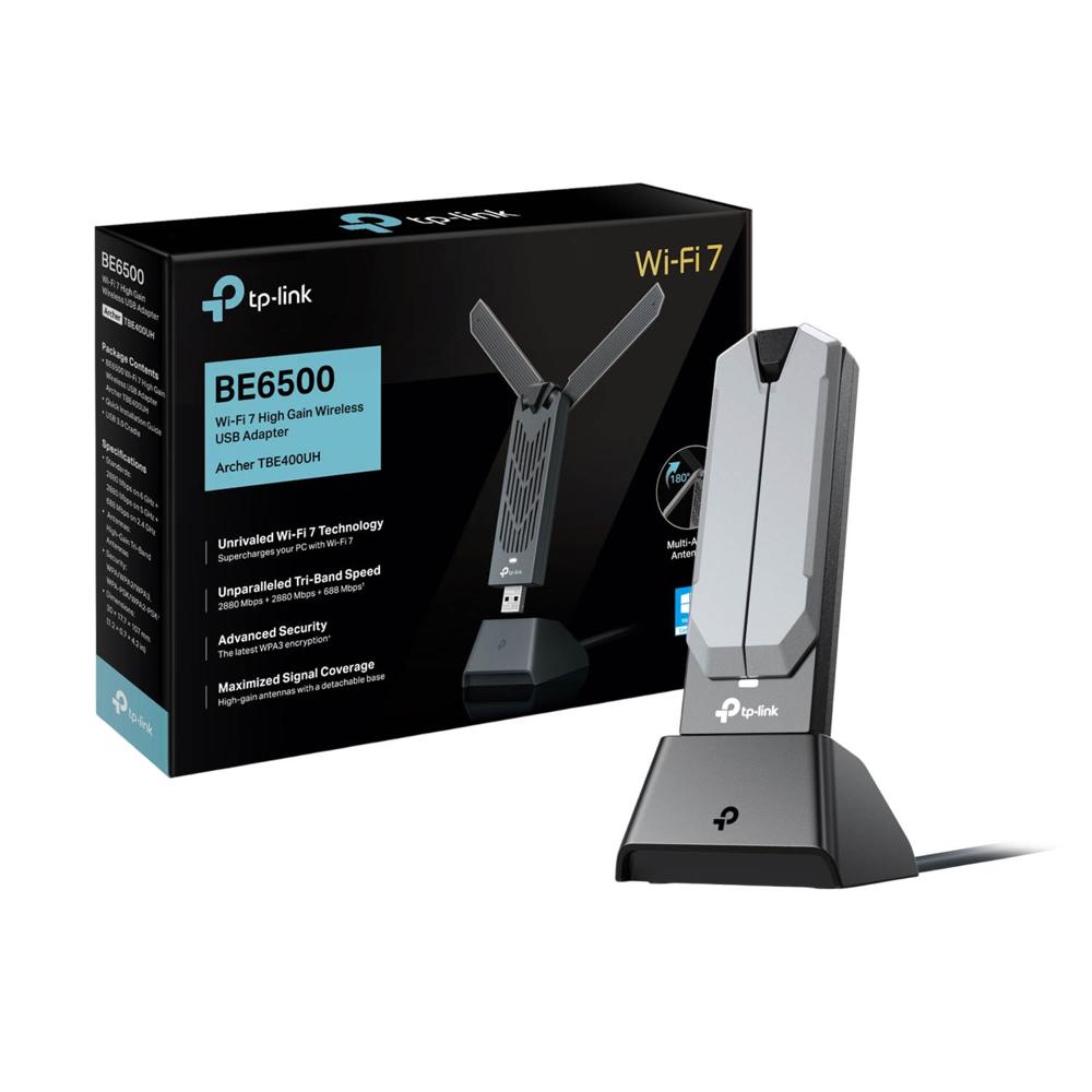 Adaptador USB Inalámbrico Archer TBE400UH Tp-Link WiFi 7 Tri-Banda Adaptador USB Inalámbrico Archer TBE400UH Tp-Link WiFi 7 Tri-Banda